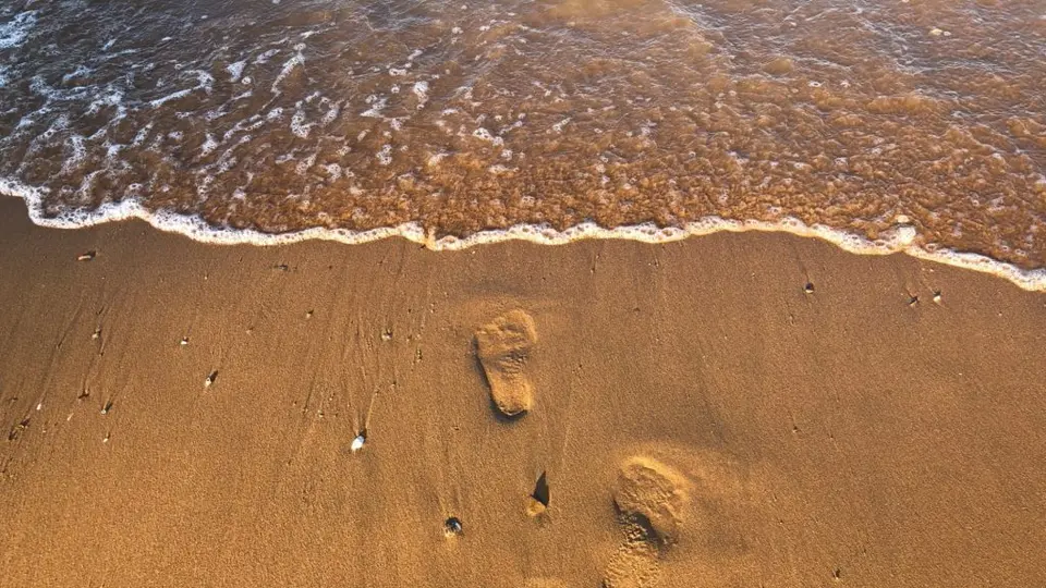 [最美的风景在路上] - Golden Beach 夕阳下的沙滩